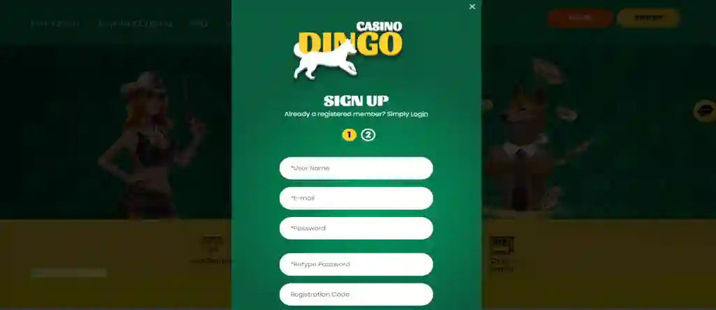 dingo sign up step by step -2