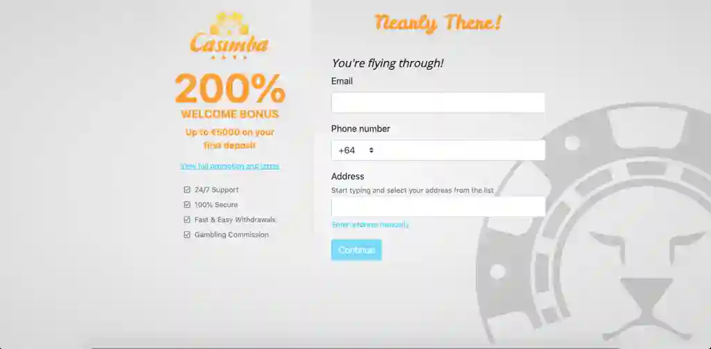 How To Open A Casimba Casino Account – Step-by-step1