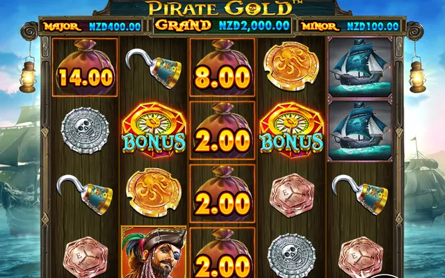 Pirate Gold by Pragmatic Play, demo screen