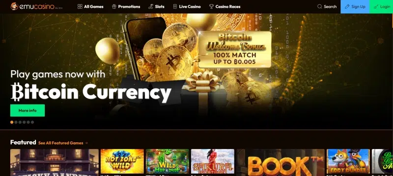 Emu Casino preview
