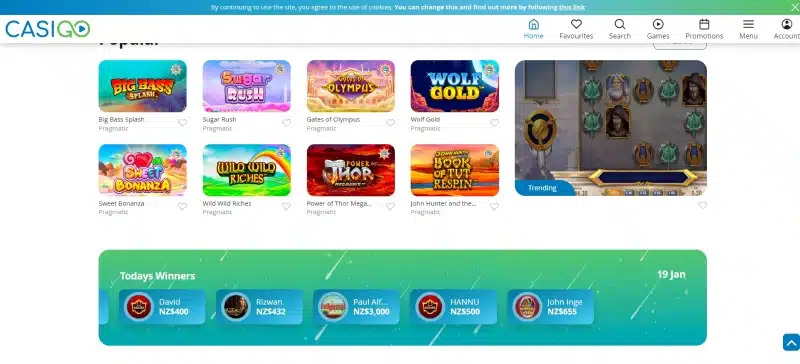 CasiGO Casino Games Preview