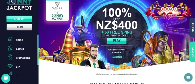 Jonny Jackpot Casino preview