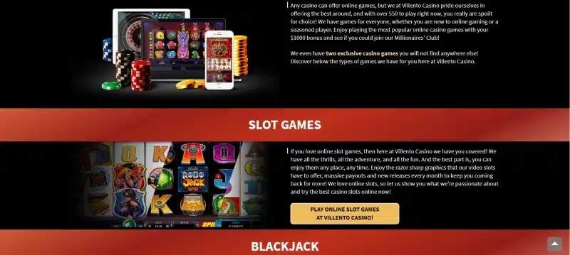 Villento Casino preview