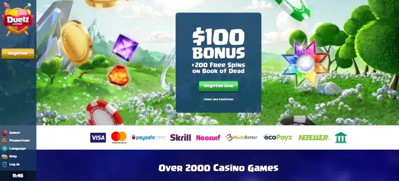 Duelz Casino preview